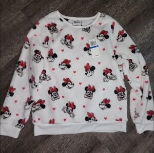 Disney‎ Minnie Mouse plush pullover sweatshirt